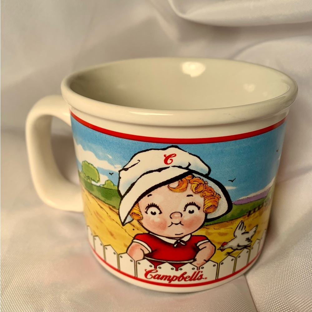 Campbell Soup 20 oz. Company Kids Collectible Coffee Soup Mug Cup Design 2001